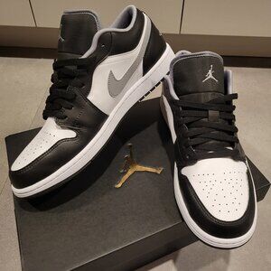 Nike Air Jordan 1 Low Black Particle Grey White Men’s 11.5 OG Box